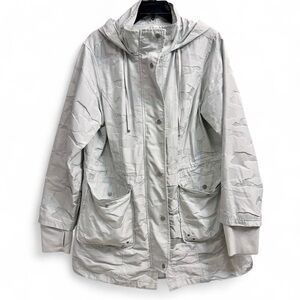 Grey/white camo Athletic Works raincoat